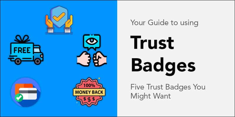 Guide to using trust badges on a roofing industry website.