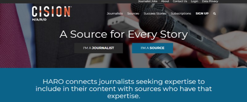 Tools like Help a Reporter Out can be useful in content promotion.