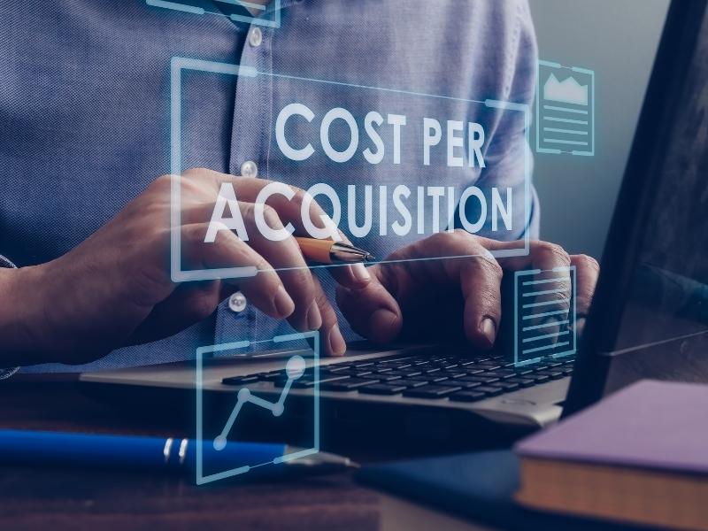 The Cost Per Acquisition model of evaluating SEO results.